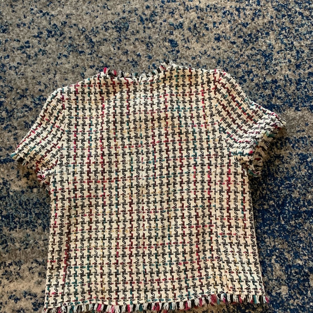 Wayf Multicolor Tweed Top - Picture 7 of 7